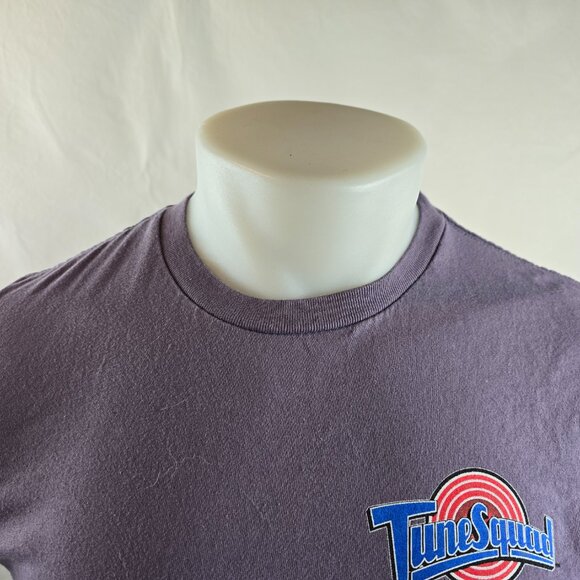 Mitchell & Ness T Shirt Mens Small Purple Tune Squad Space Jam Graphic Tee 1644 - Picture 3 of 7